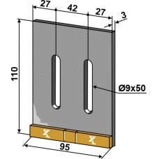 26100667 Grandiklis Maschio / Gaspardo - kietmetalis