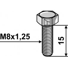 Šešiakampis varžtas - M8