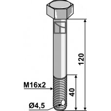 Šešiakampis varžtas - M16