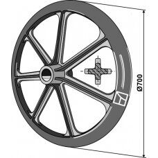 Vyniotuvo žiedas - 150 x Ø700mm