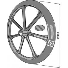 Vyniotuvo žiedas - 165 x Ø900mm