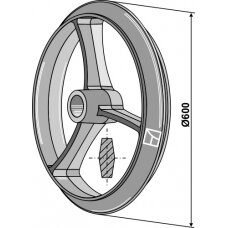 Kembridžo žiedas - Ø600mm