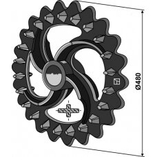 18101 Dal-Bo volo žiedas Crosskill - Ø480mm