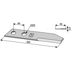 40150 Smulkinimo peilis Rekord