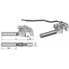 Centrinis kablys M30x3,5