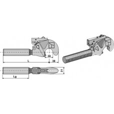 Centrinis kablys M24x3