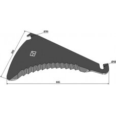 74810 Kemper smulkinimo peilis