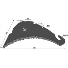 410.18.501 Smulkinimo peilis Strautmann