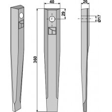 52802000 Dantis akėčioms Kuhn