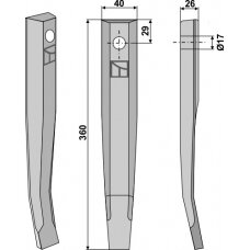 52802100 Dantis akėčioms Kuhn